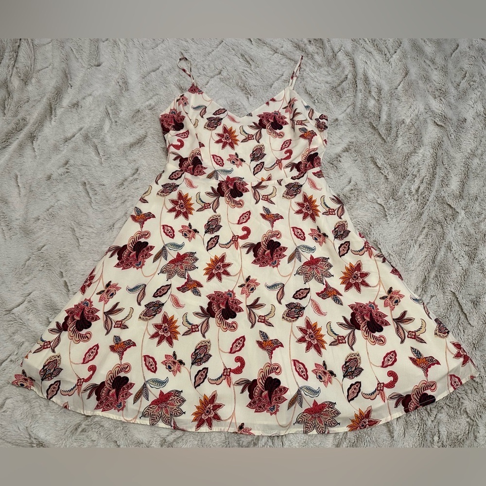 LOFT Floral Dress Sundress Size 2P Petite